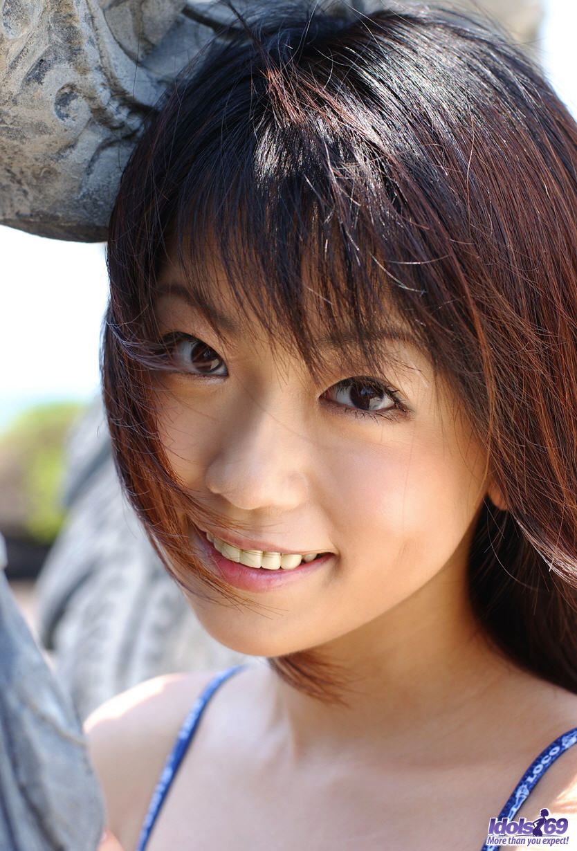 JAV Petite Japanese girl Saki Ninomiya models non nude in bra and panty combo
