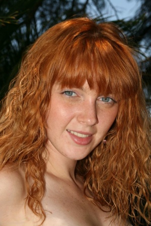 Natural redhead Marie Mc Cray makes her nude debut on a shady lounge chair 44912529