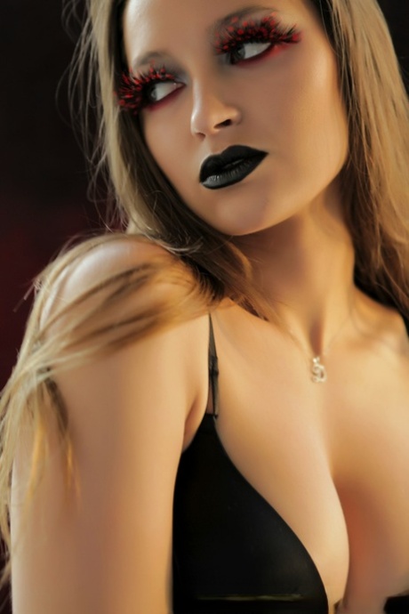 Wild vampire Dani Daniels goes topless and reveals her wonderful boobs 91216542