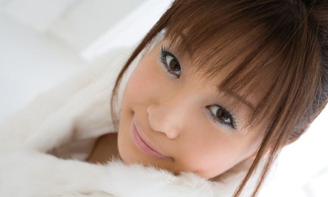 Adorable Japanese teen Meiko sports erect nipples while changing outfits