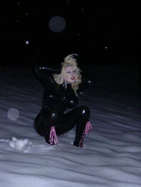 Rubber Tits Snow AngelLatex,Outdoors 69829672