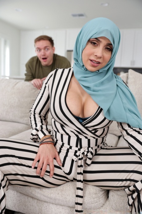 Busty Muslim mom Lilly Hall sports a creampie after a banging a boy 49740894