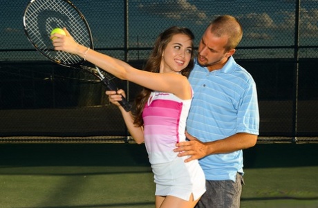 Cute teen Riley Reid has hardcore sex with her tennis instructor 62686760