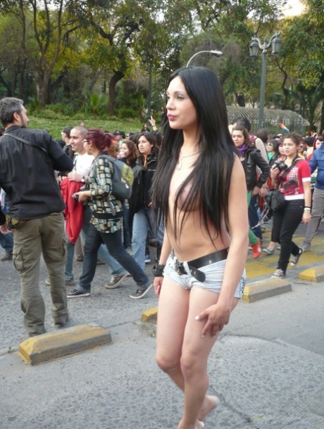 Hot Trannies At The Gay Parade In Santiago 29649123