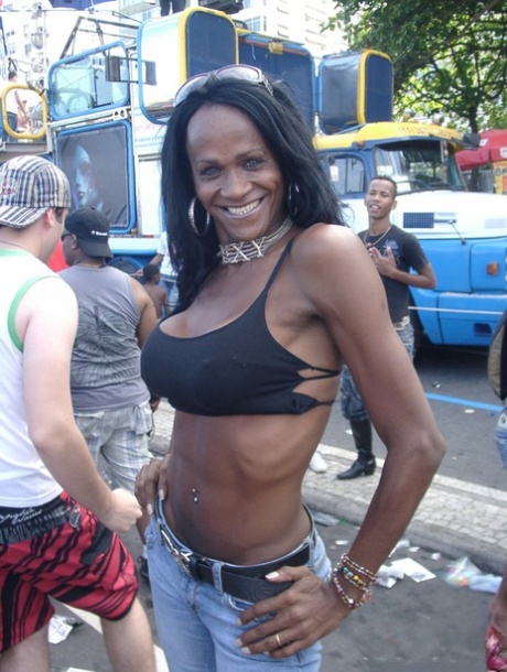 Nikki With The Trannies On The Streets Of Rio de Janeiro 85291344