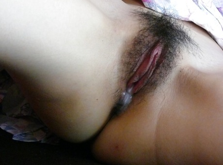 Homemade photos of Asian lady Yuki Mizuho dripping cum from hairy pussy 64865151
