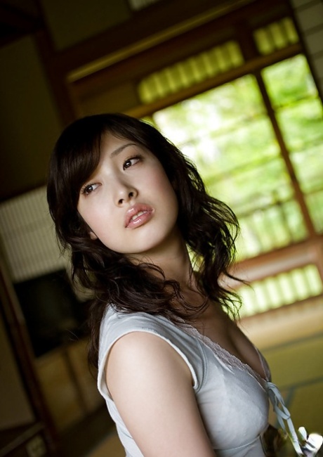 Bosomy asian cutie Saki Koto uncovering her seductive body 85856468