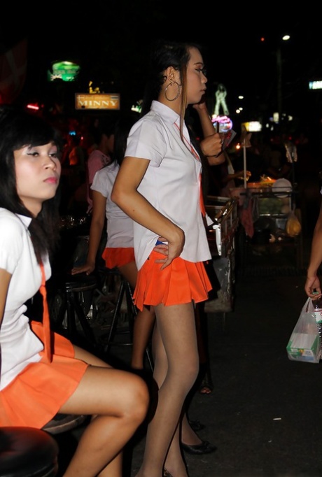 Exotic Thai ladyboys on public display in non nude series 65289417